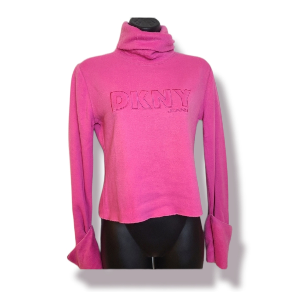 Y2K DKNY Turtleneck Barbie Pink